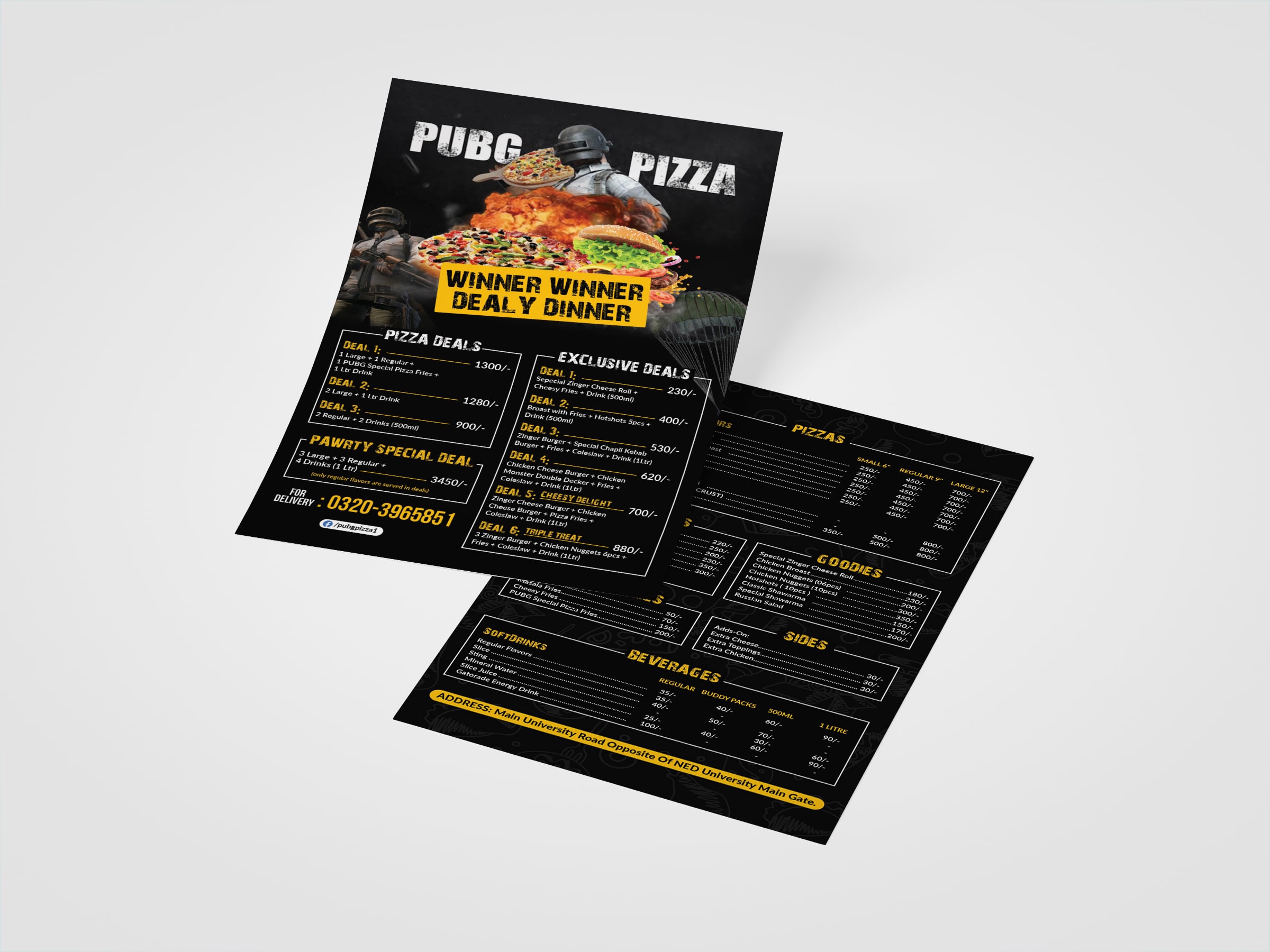 Flyer and Catalog Design Sample for Business Marketing in Abu Dhabi