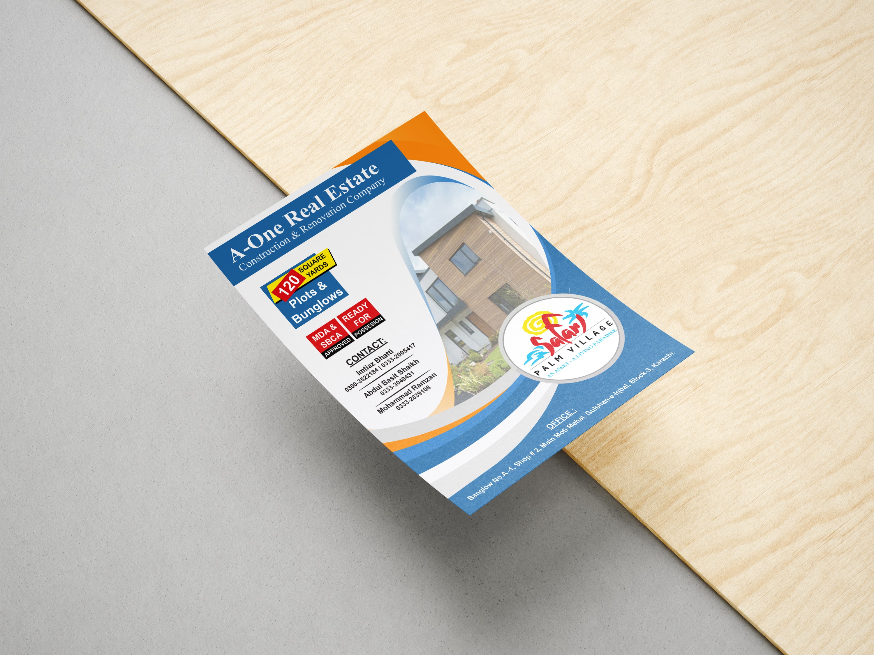 A5 Flyer Catalog Design for Business Promotion in Abu Dhabi