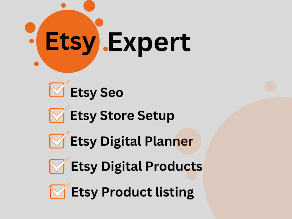 Etsy Shop Setup Service | Branding, SEO, Banner Design, Product Listings in Abu Dhabi