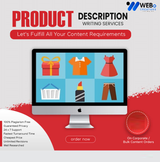Product Description Writing Services | Best Digital Marketing Agency | Web Design in Abu Dhabi for online stores